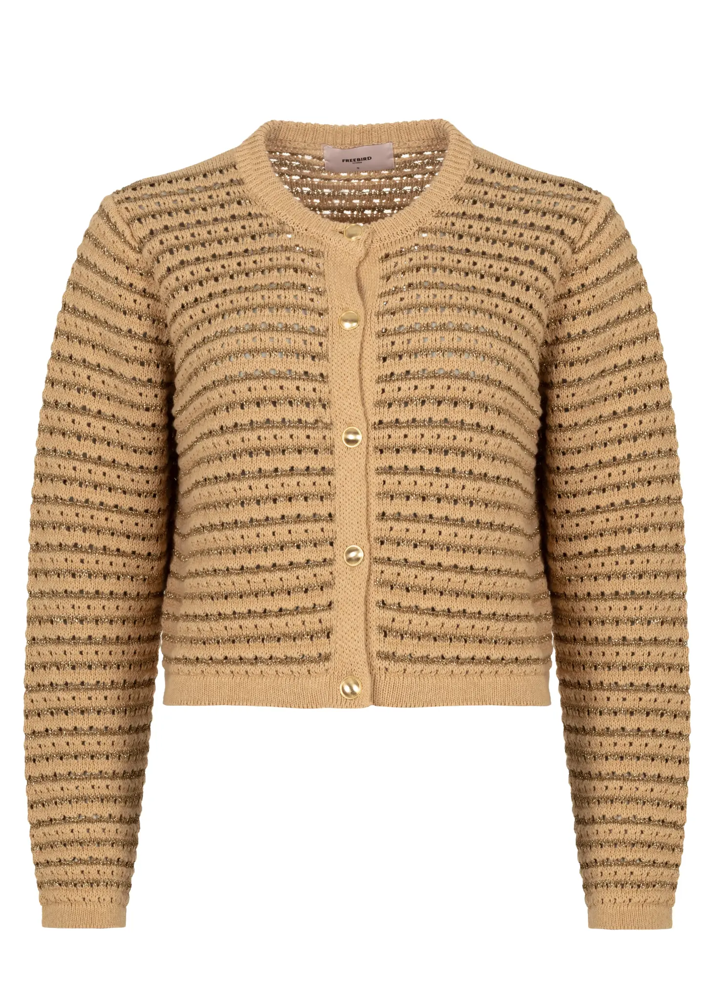 FREEBIRD Kyera ls cardigan camel