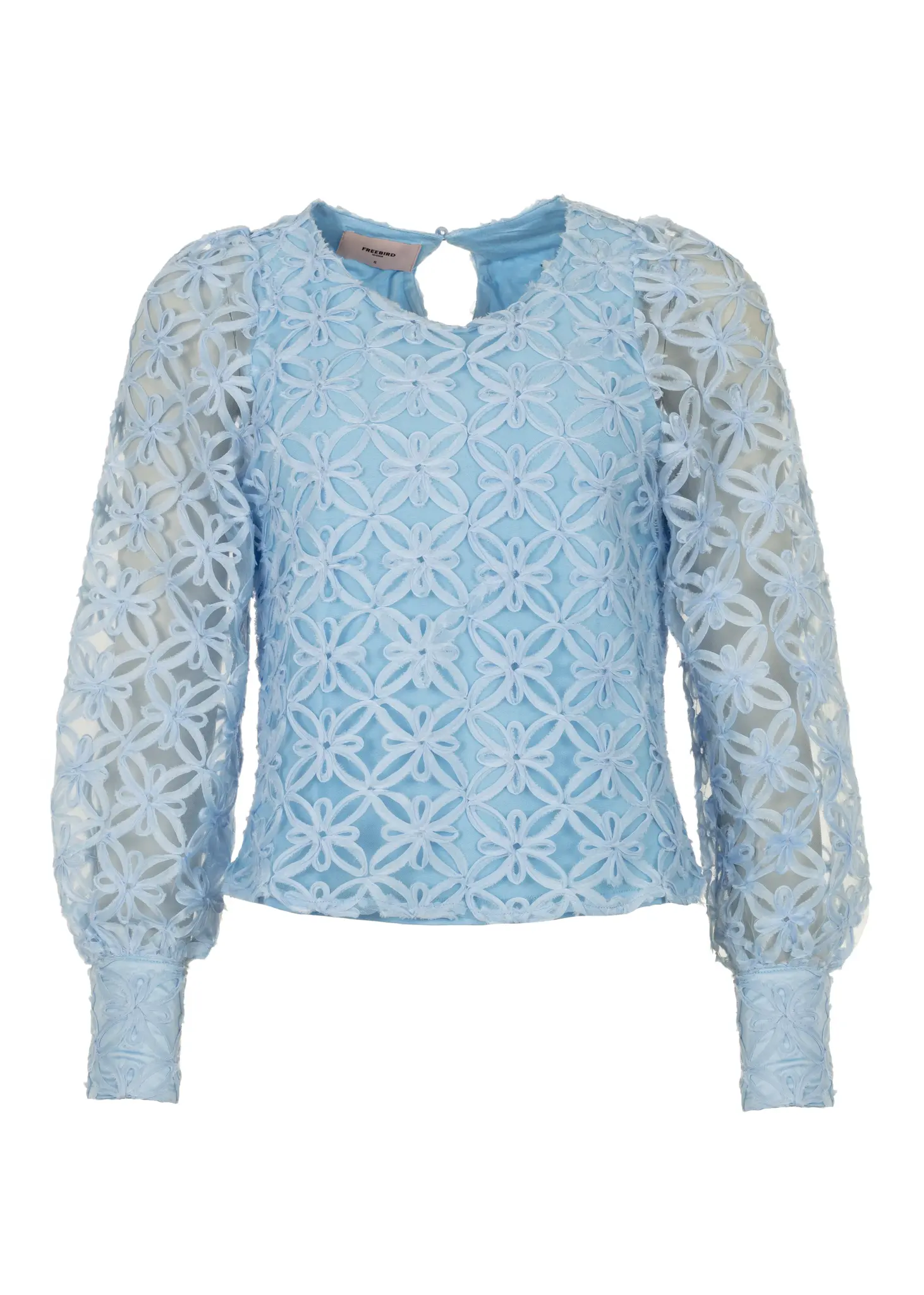 FREEBIRD Tamara top light blue