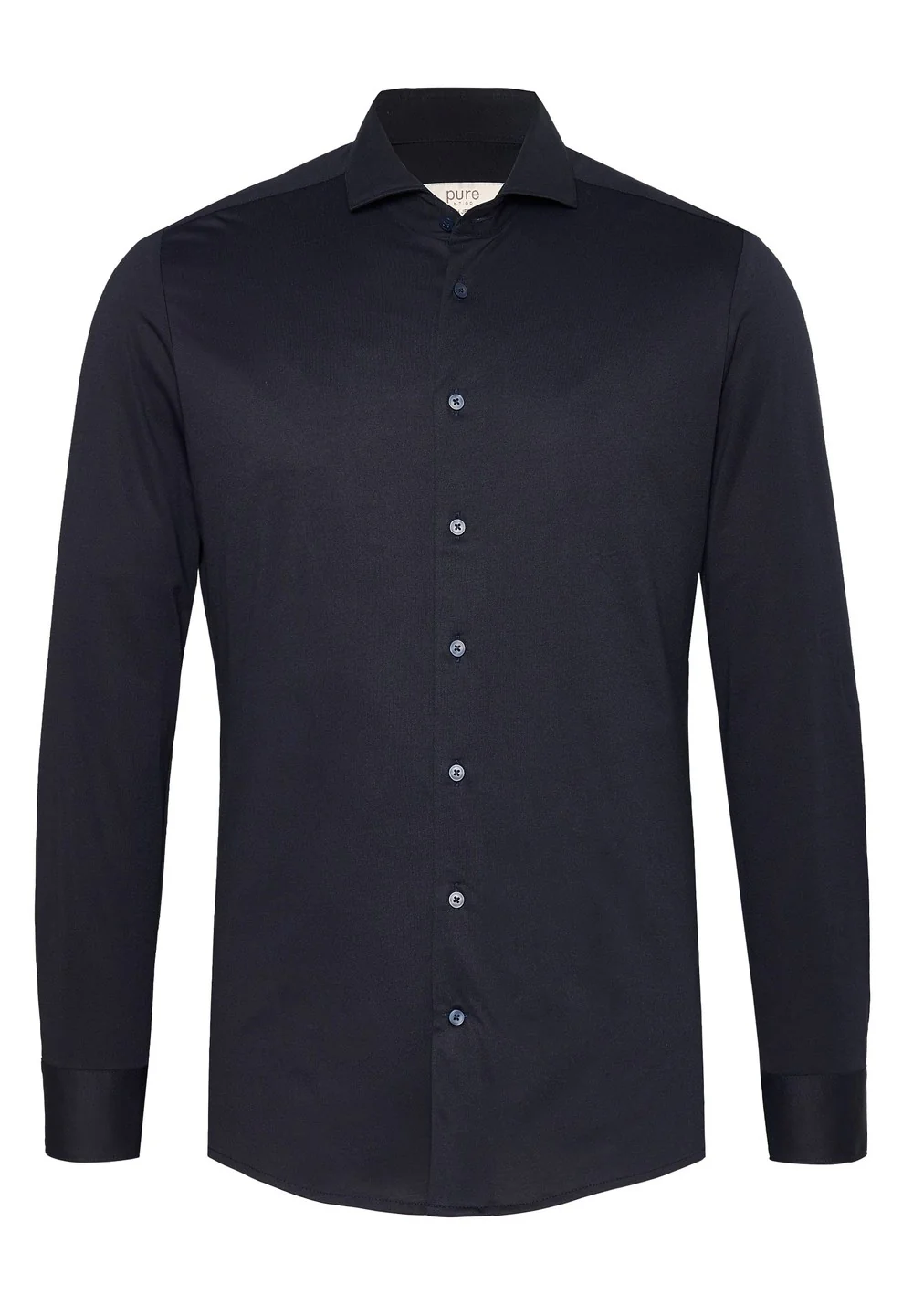 PURE Pure Jersey Shirt Donkerblauw