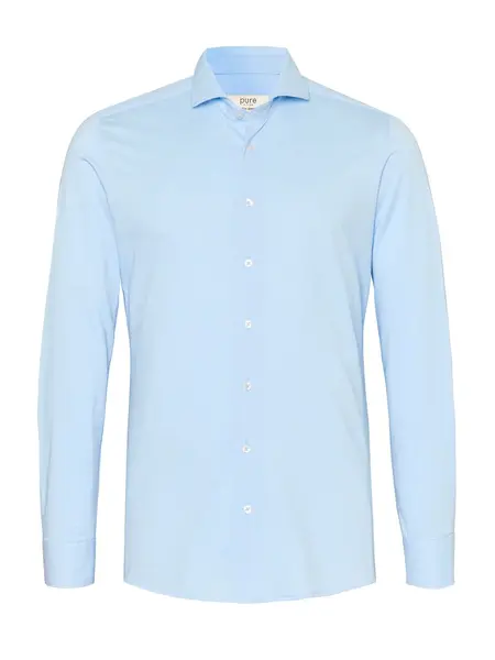 PURE Pure Jersey Shirt Lichtblauw