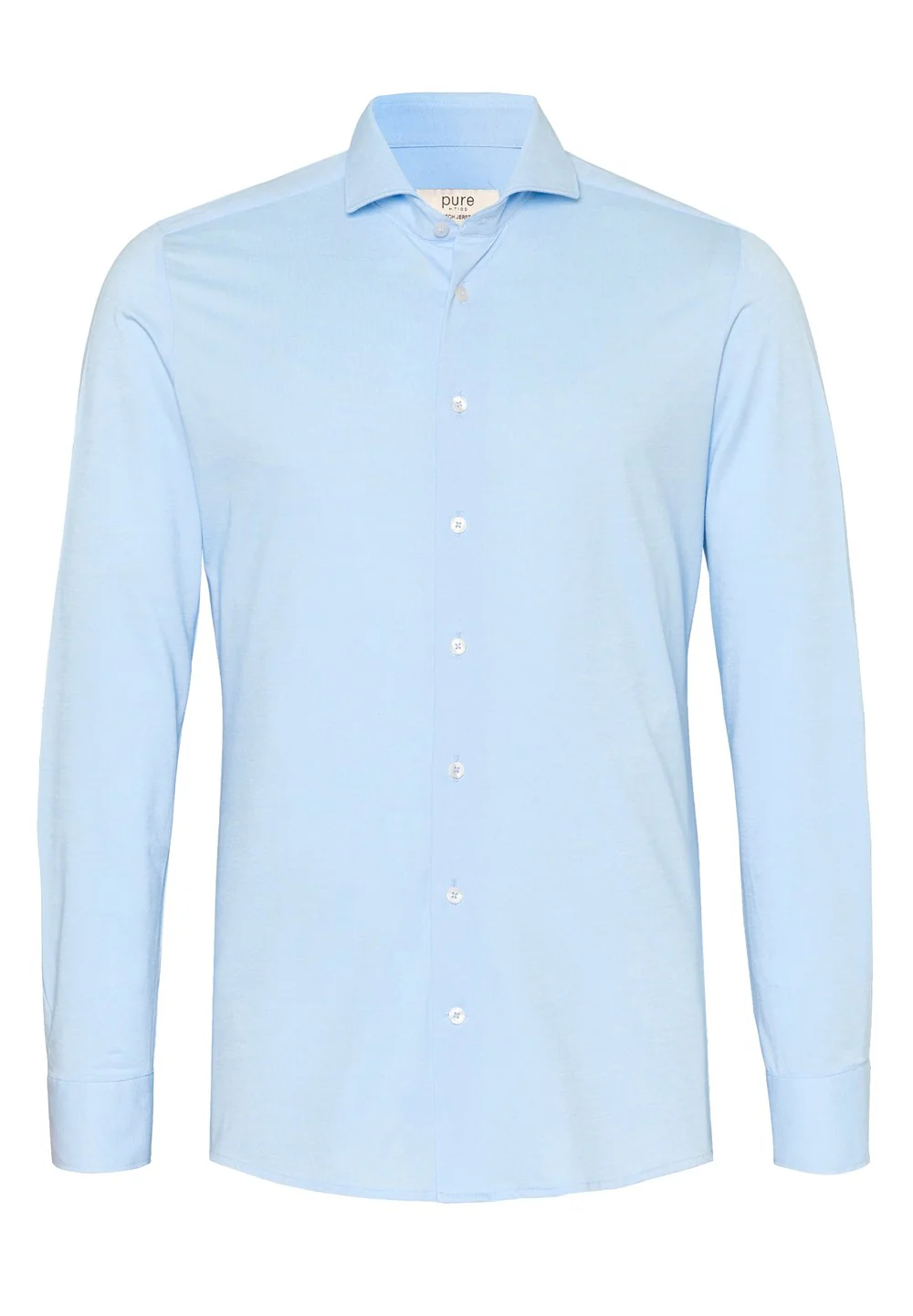 PURE Pure Jersey Shirt Lichtblauw