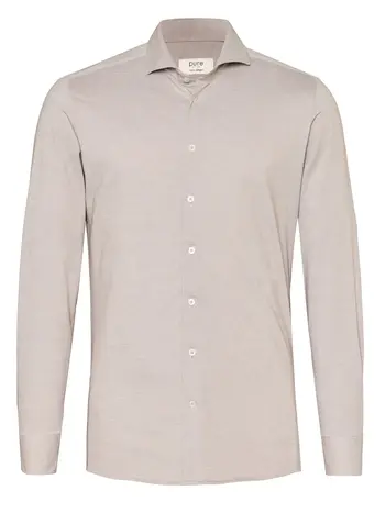 PURE Pure Jersey Shirt Taupe