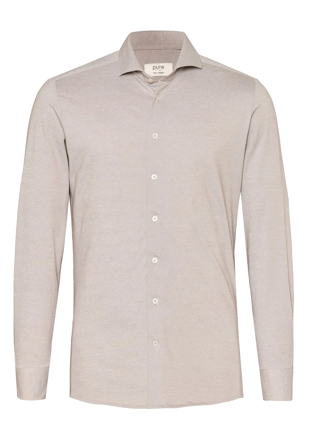 PURE Pure Jersey Shirt Taupe