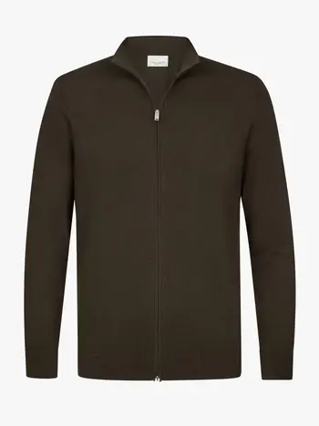 PROFUOMO Dark brown full zip