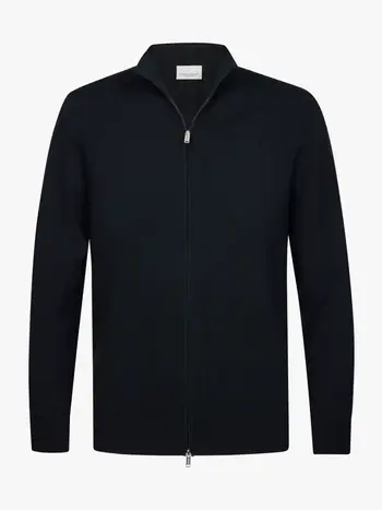 PROFUOMO Navy full zip