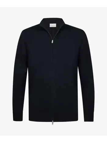 PROFUOMO Navy full zip