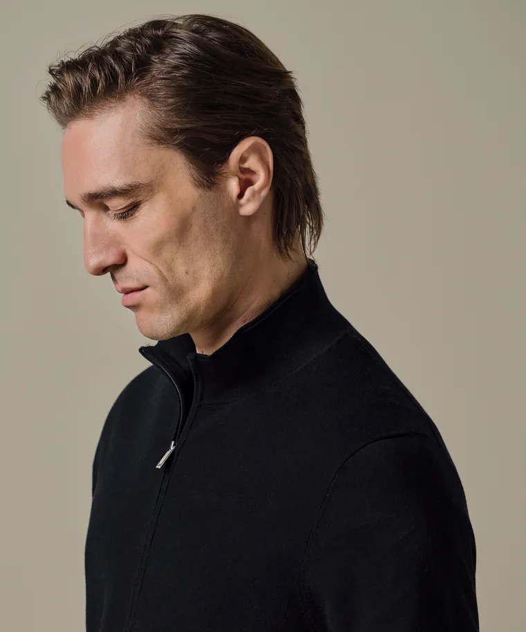 PROFUOMO  Navy full zip