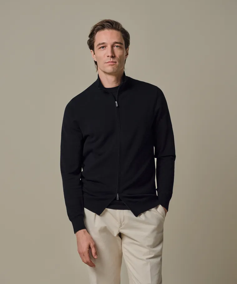PROFUOMO  Navy full zip