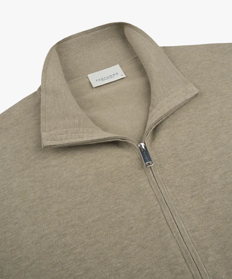 PROFUOMO  Beige full zip