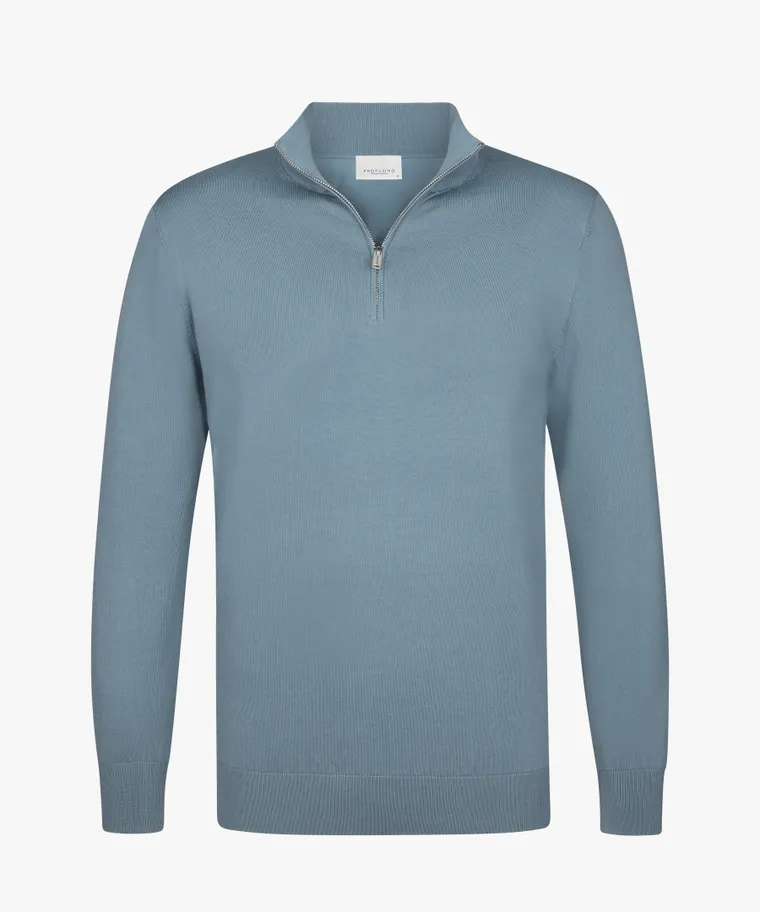 PROFUOMO  Grey blue zip
