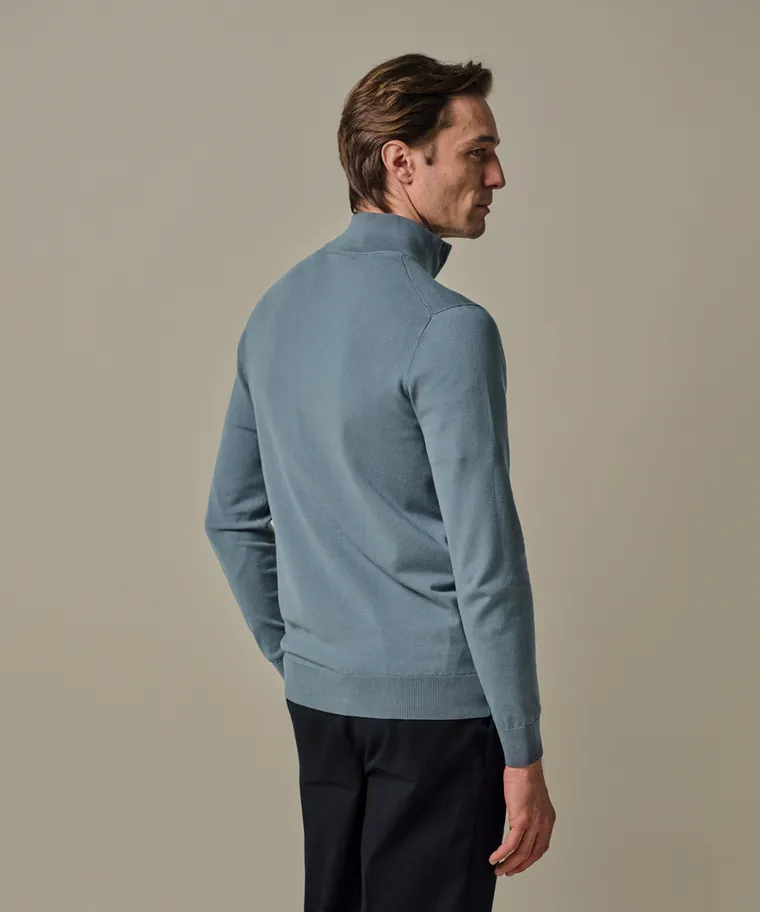 PROFUOMO  Grey blue zip