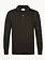 PROFUOMO Luxury Basic half zip donkerbruin