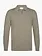 PROFUOMO Luxury Basic half zip polo beige