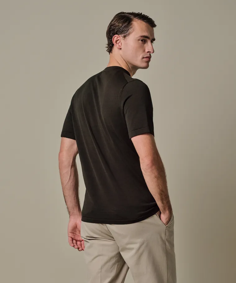 PROFUOMO T-shirt Dark brown