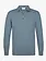 PROFUOMO Polo langemouw Grey blue
