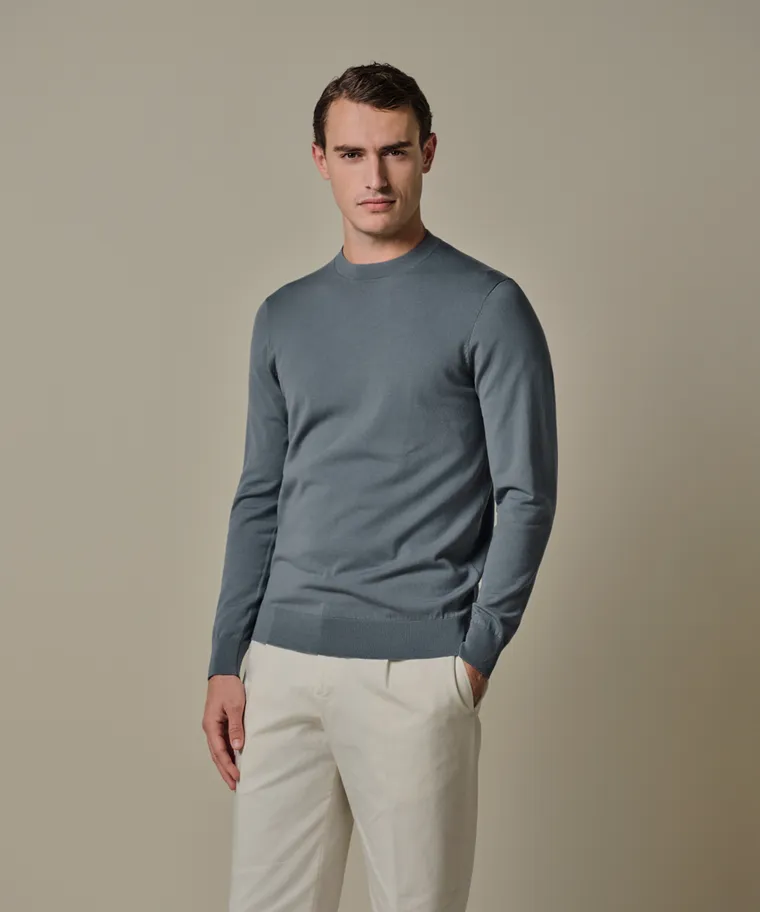PROFUOMO Crewneck Grey blue