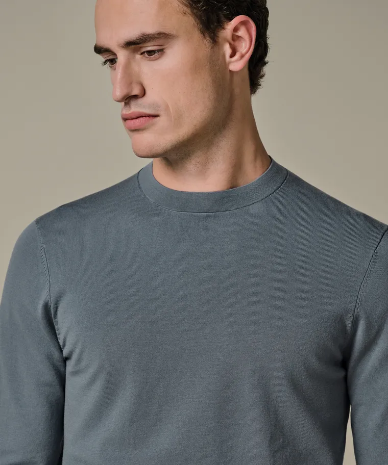 PROFUOMO Crewneck Grey blue