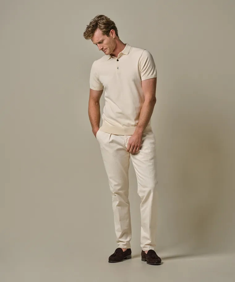 PROFUOMO Knitted polo Off-white