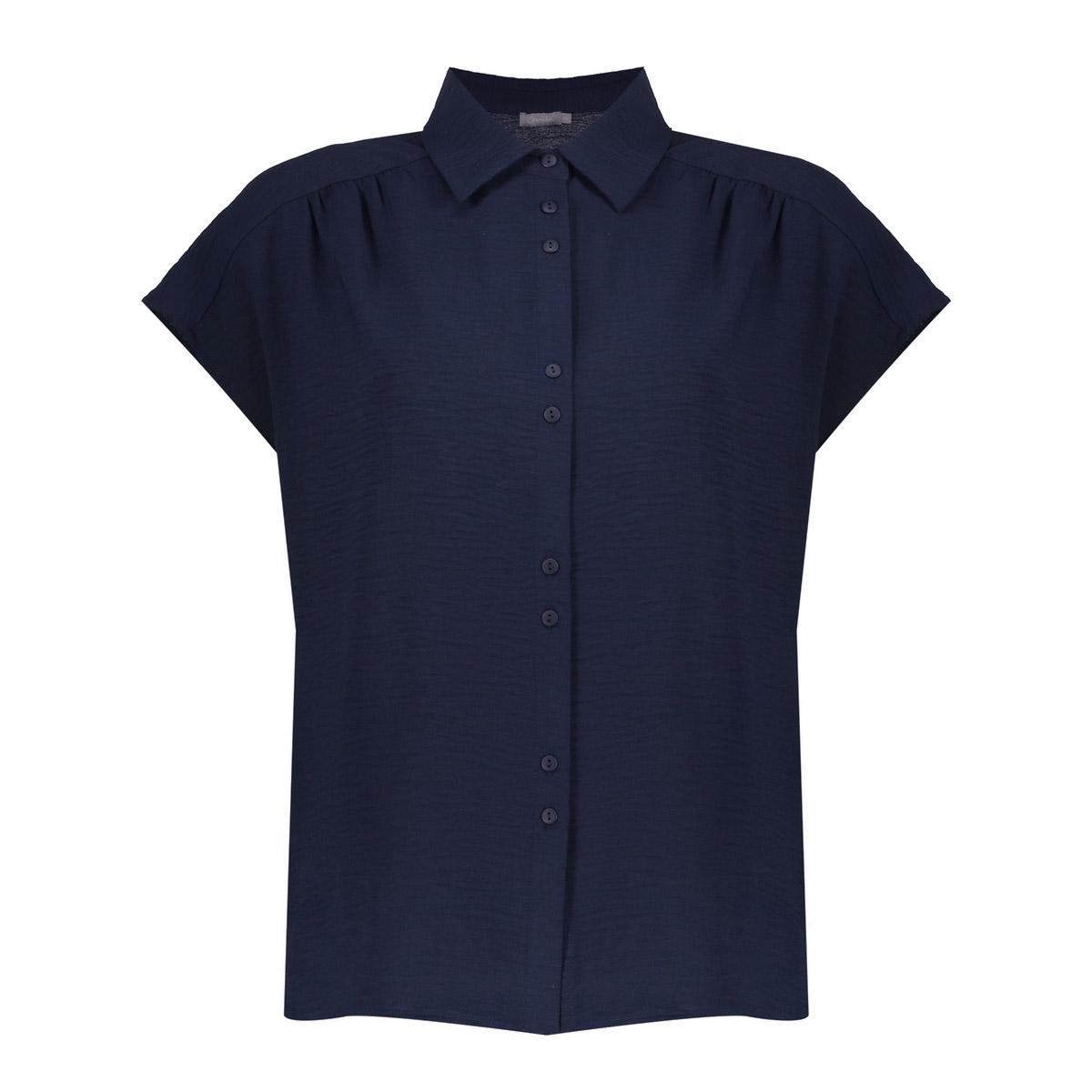 GEISHA Blouse crinckle navy