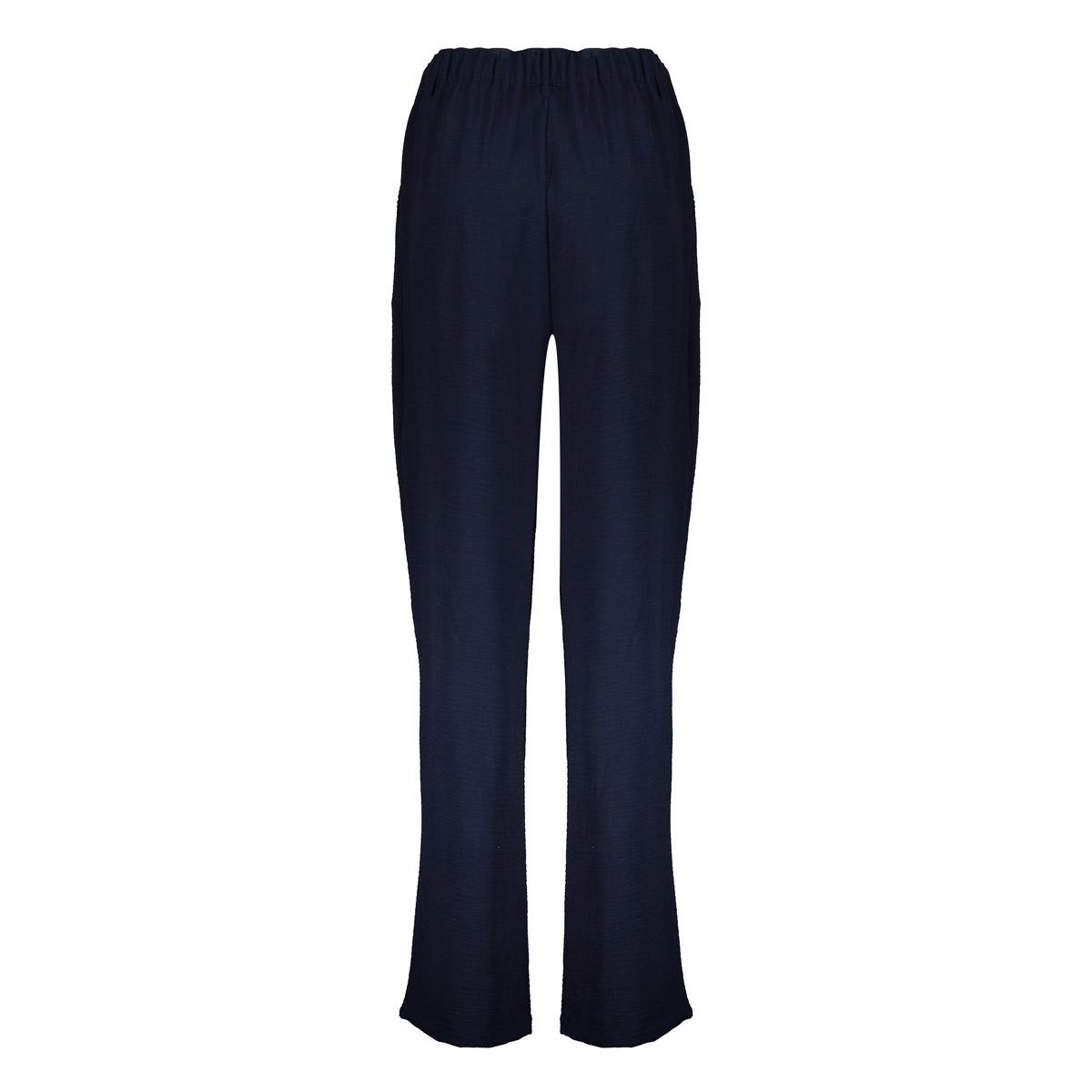 GEISHA  Pants crinckle navy