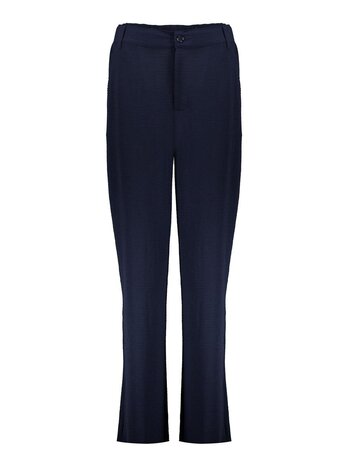 Geisha Crinkle broek navy