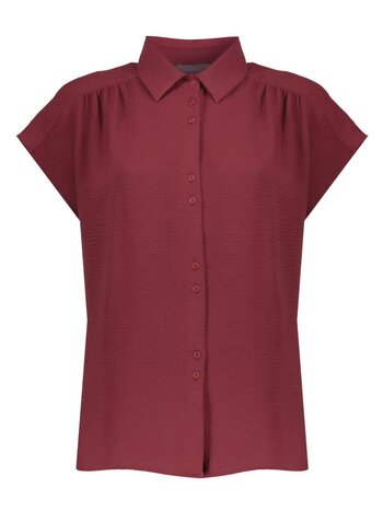 GEISHA Blouse crinckle cherry