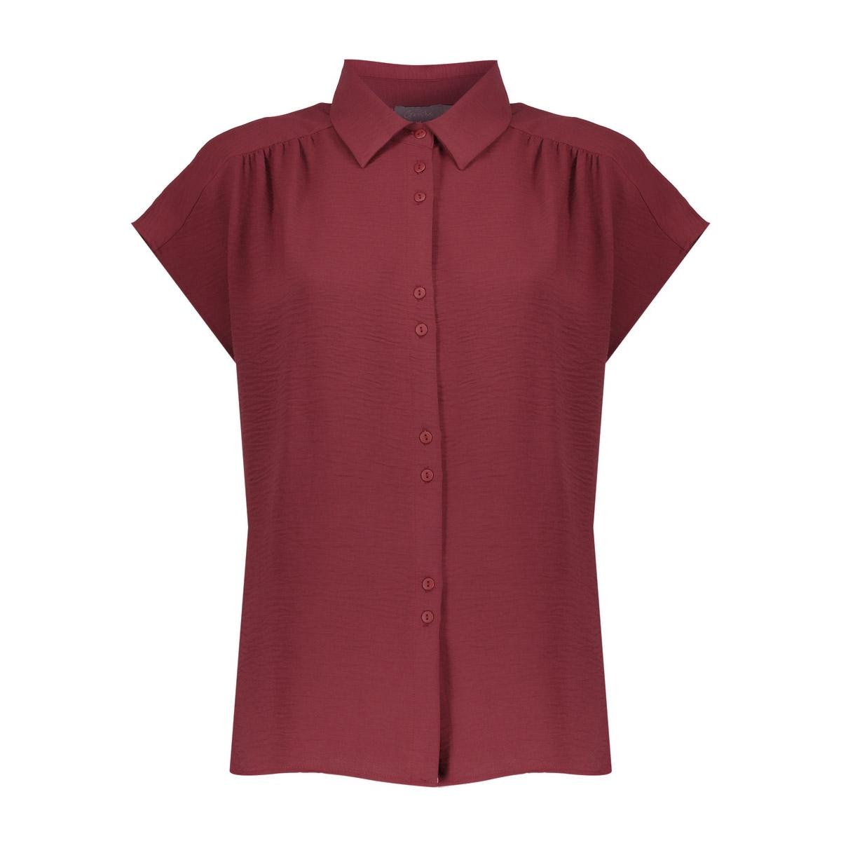 GEISHA  Blouse crinckle cherry