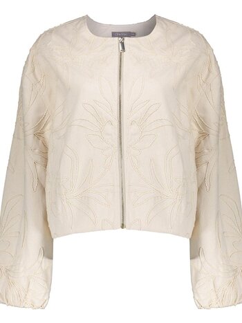 GEISHA Jacket embroidery ecru