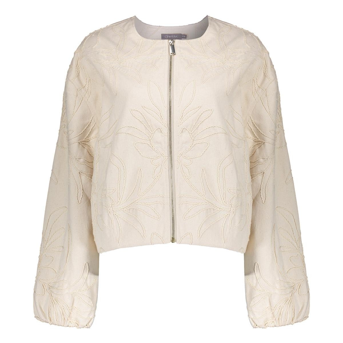 GEISHA Jacket embroidery ecru