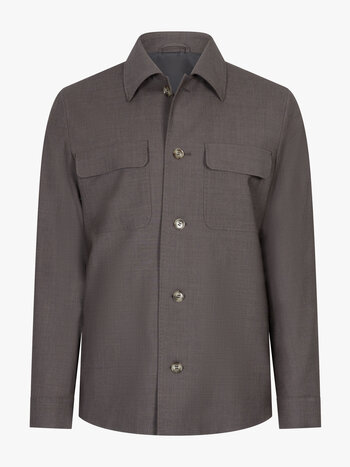 Cavallaro Napoli Tinetto overshirt donkertaupe