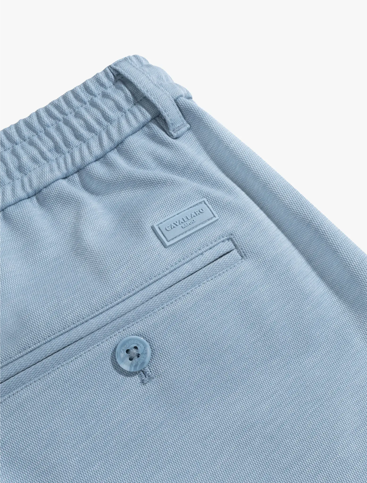 Cavallaro Napoli  Zaverio trousers light blue melange