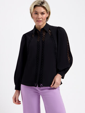 LADY DAY Emmeline blouse zwart