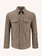 Dekkers leermode Suède overshirt lichttaupe