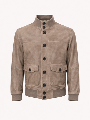 Dekkers leermode Suède blouson