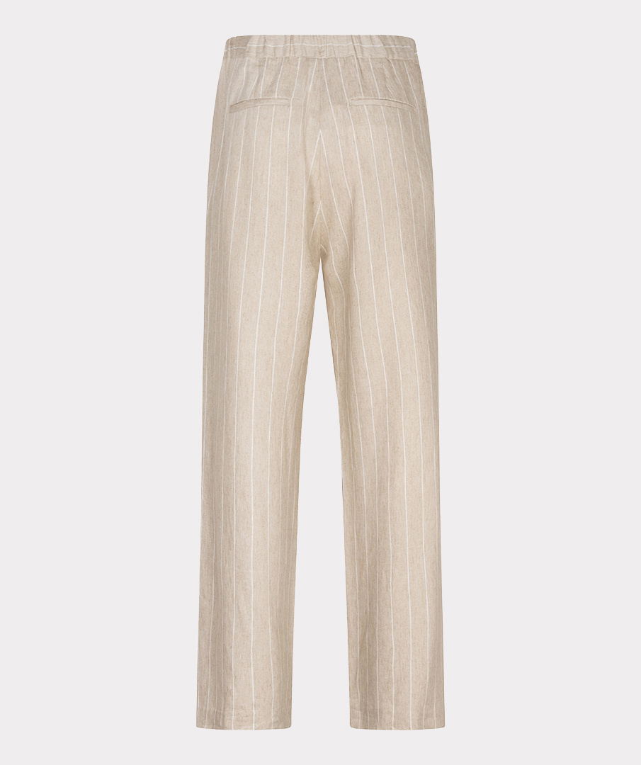 Esqualo  Trousers linen sand