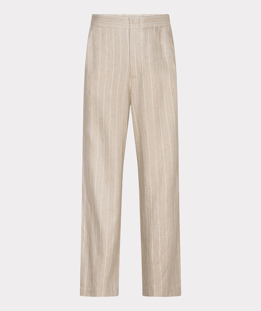 Esqualo  Trousers linen sand