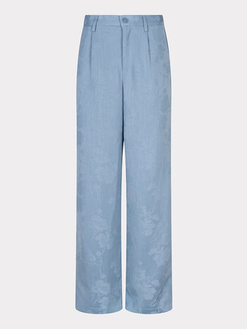 Esqualo Trousers daisy jacquard light jeans bl