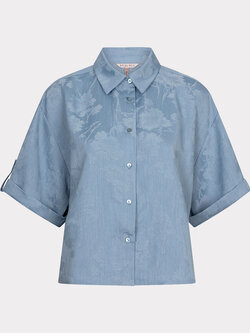 Esqualo Blouse daisy jacquar light jeans bl