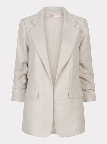 Esqualo Blazer linen look light sand