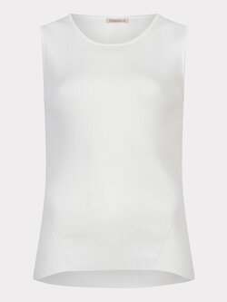 Esqualo Sweater slv/lss rib off white