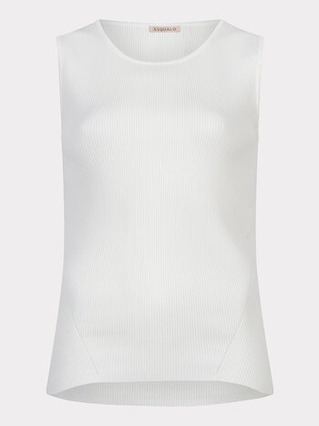 Esqualo Sweater slv/lss rib off white