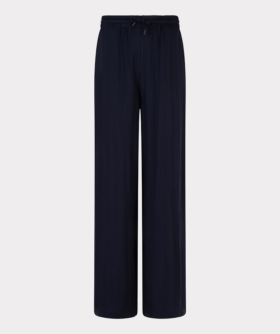 Esqualo  Trousers tencel elastic wb navy