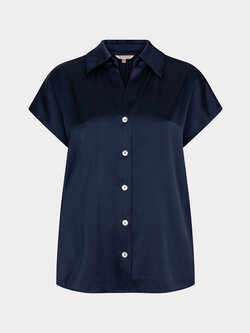 Esqualo Blouse slv/lss sateen navy