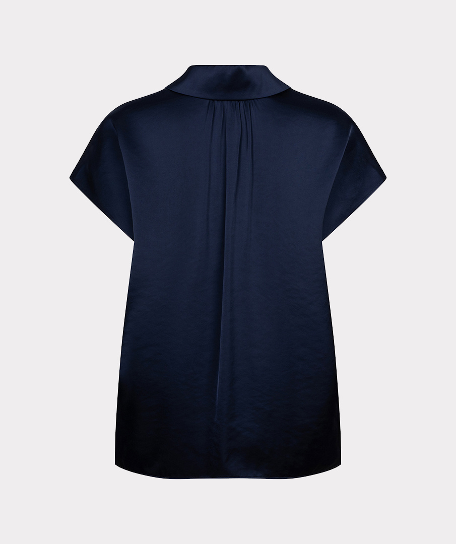 Esqualo  Blouse slv/lss sateen navy