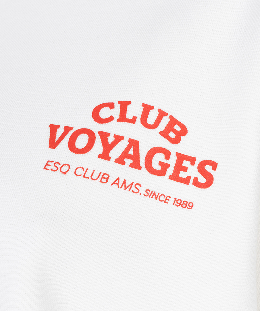 Esqualo  Sweater 'cities' off white / re