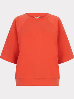Esqualo Sweater raglan s/slve modal chili red
