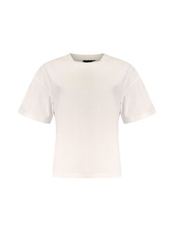 Poools fashion T-shirt slub white