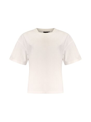 Poools fashion T-shirt slub white