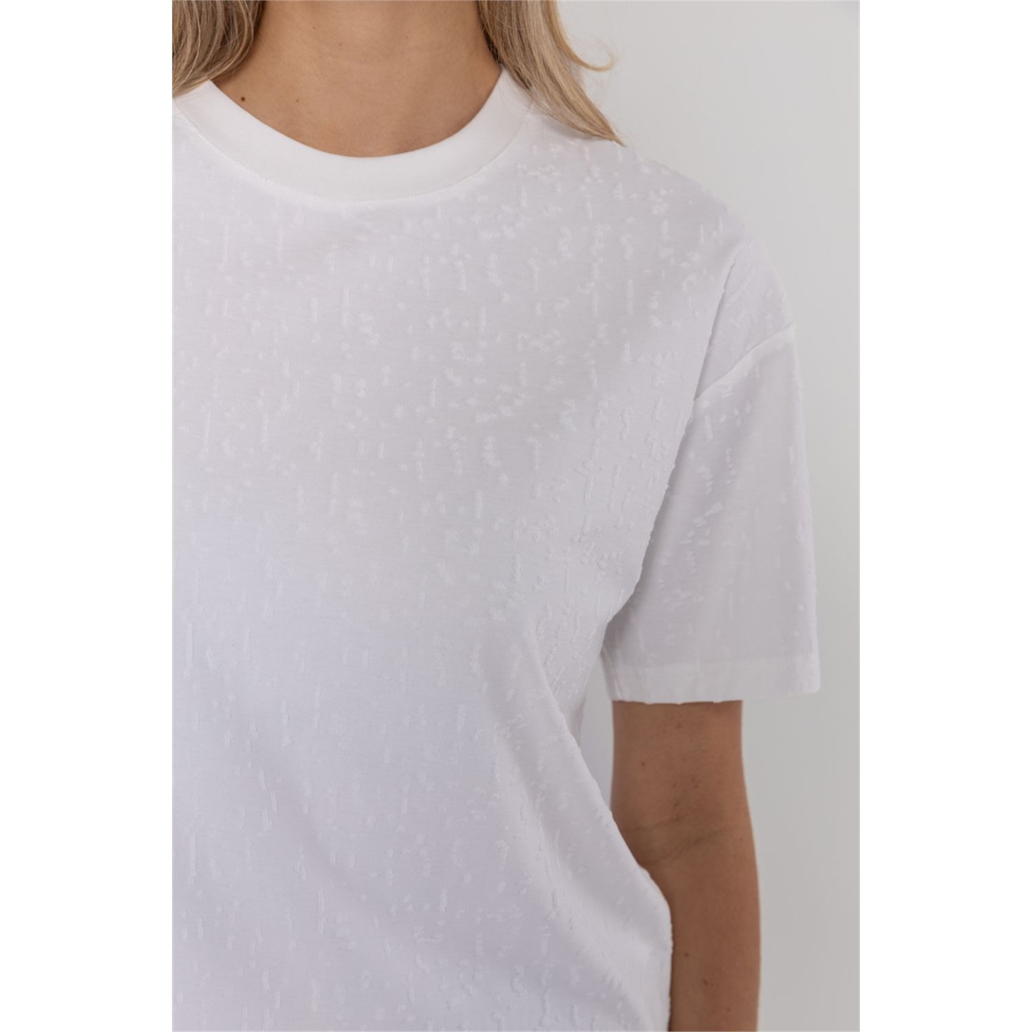 Poools fashion  T-shirt slub white