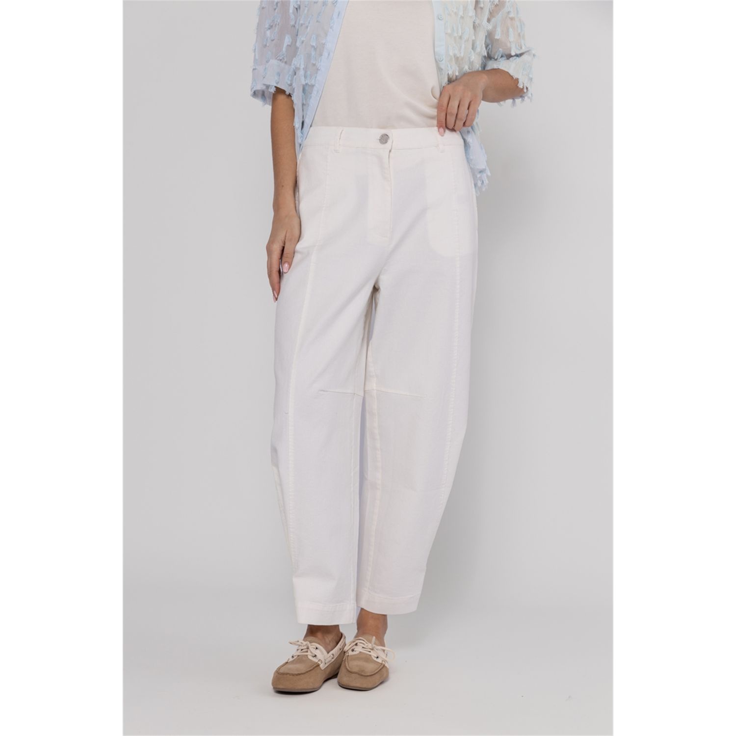 Poools fashion  Pant balloon white